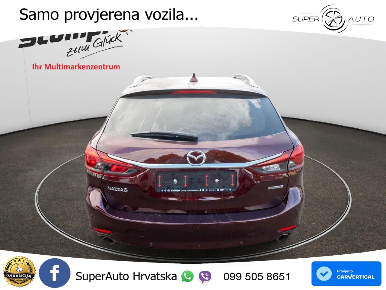 Mazda 6 Sport Combi 2.5 SKYACTIV-G (194 KS) SKYACTIV-Drive MATRIX+GR SJED+KAM