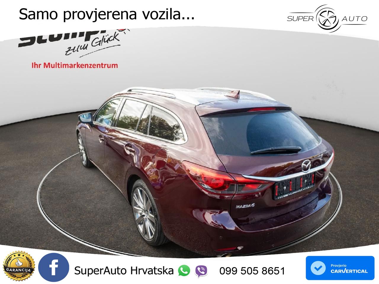 Mazda 6 Sport Combi 2.5 SKYACTIV-G (194 KS) SKYACTIV-Drive MATRIX+GR SJED+KAM