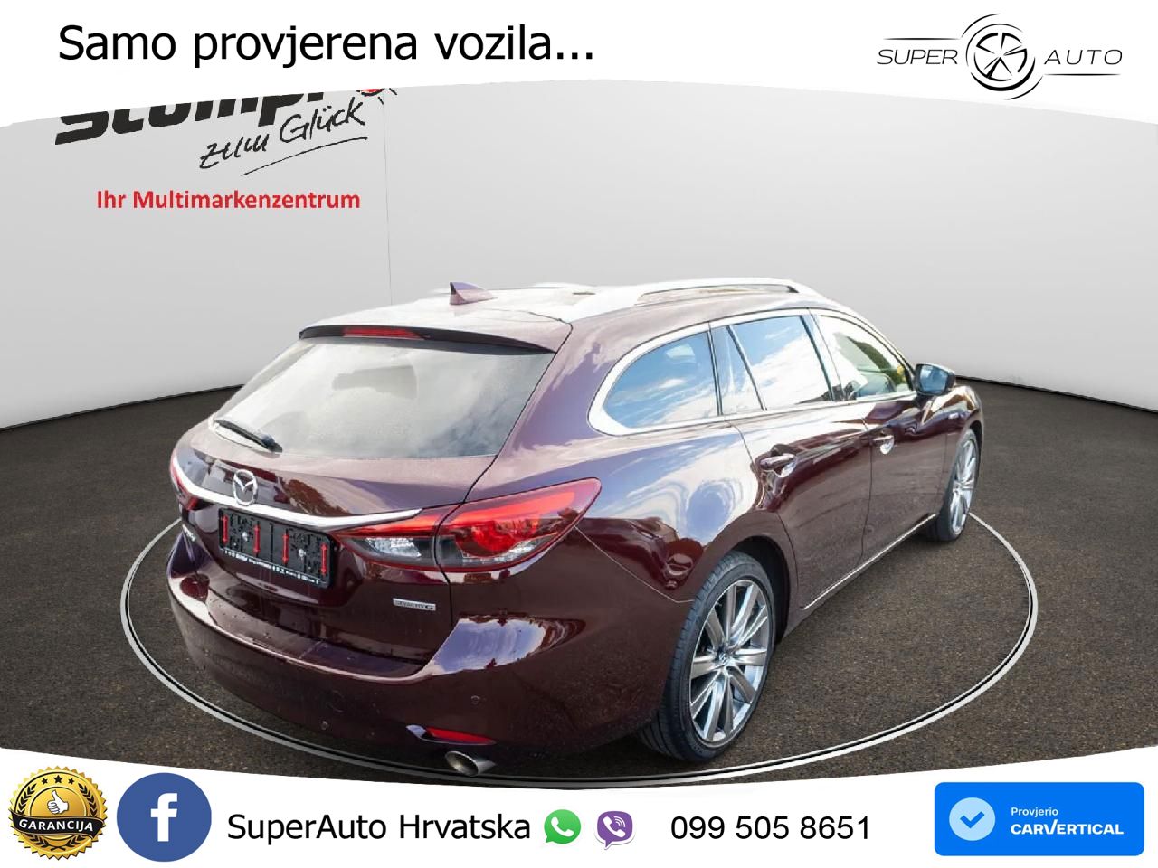 Mazda 6 Sport Combi 2.5 SKYACTIV-G (194 KS) SKYACTIV-Drive MATRIX+GR SJED+KAM