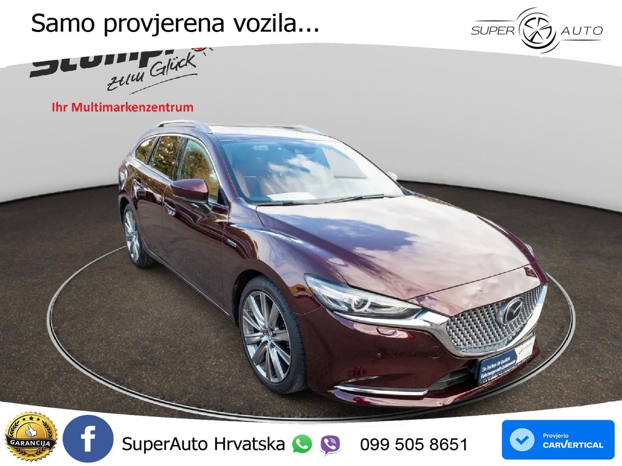 Mazda 6 Sport Combi 2.5 SKYACTIV-G (194 KS) SKYACTIV-Drive MATRIX+GR SJED+KAM