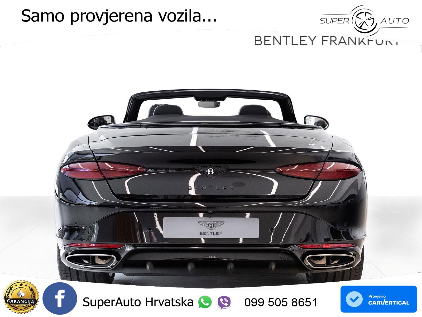 Bentley Continental GTC IV 4.0 V8 TFSi (680 KS) AWD DCT ZRAČNI+ACC+GR SJED+360