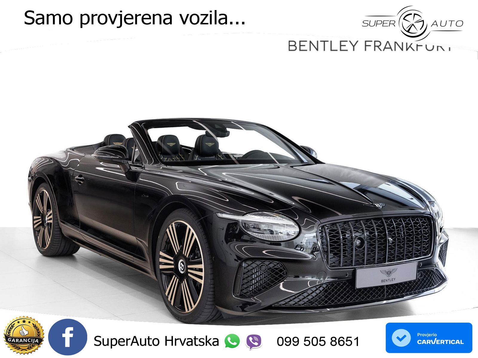 Bentley Continental GTC IV 4.0 V8 TFSi (680 KS) AWD DCT ZRAČNI+ACC+GR SJED+360