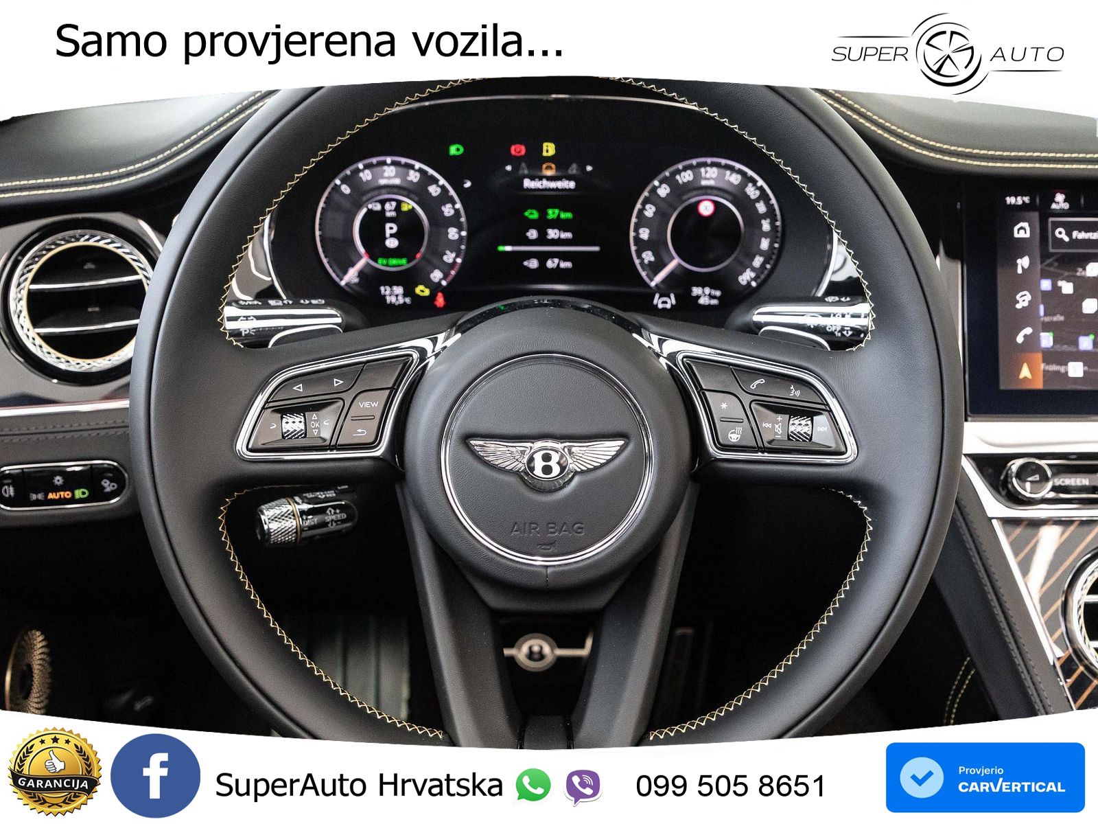 Bentley Continental GTC IV 4.0 V8 TFSi (680 KS) AWD DCT ZRAČNI+ACC+GR SJED+360