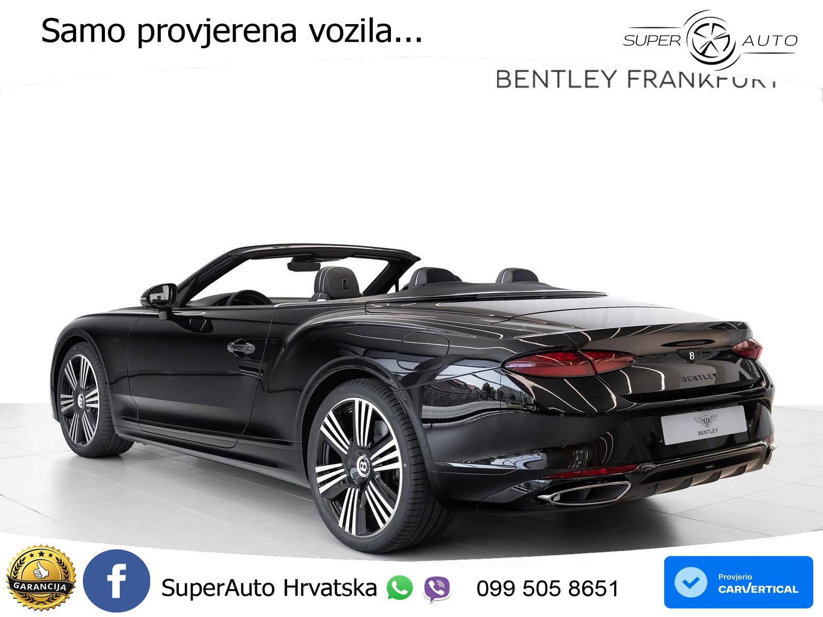 Bentley Continental GTC IV 4.0 V8 TFSi (680 KS) AWD DCT ZRAČNI+ACC+GR SJED+360