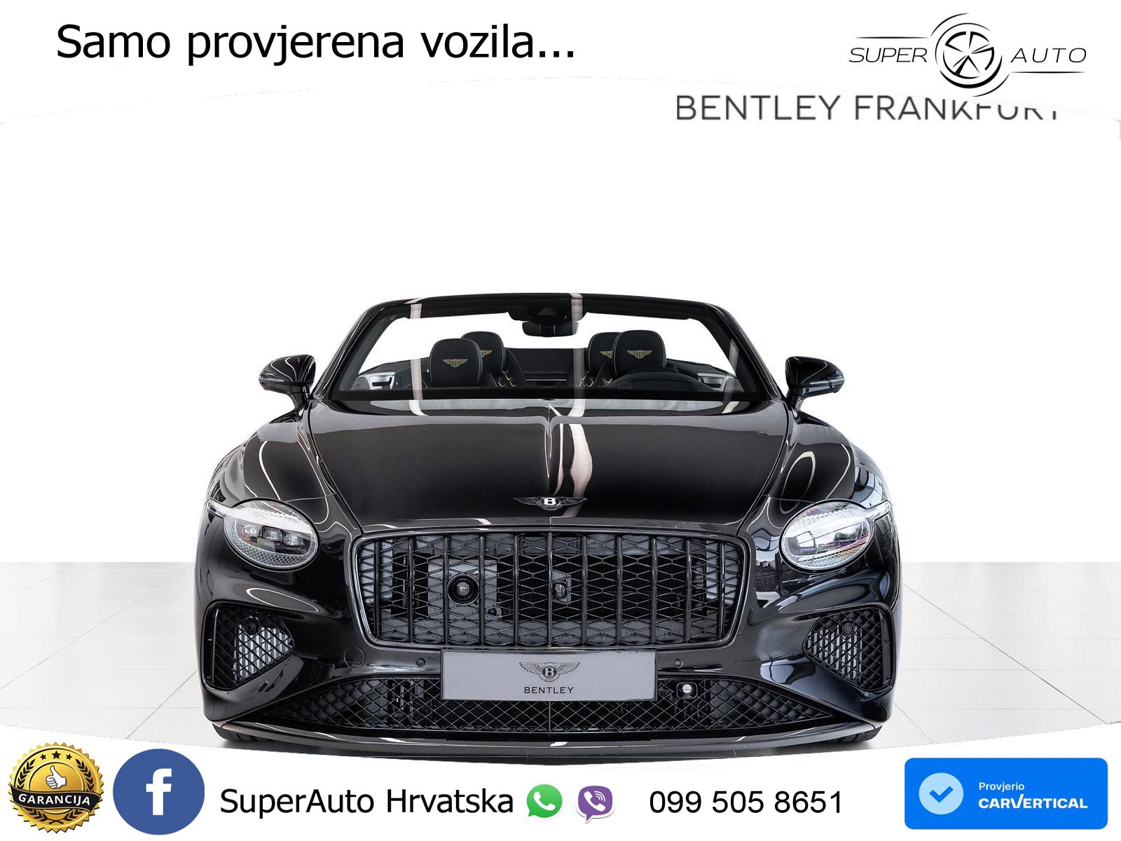 Bentley Continental GTC IV 4.0 V8 TFSi (680 KS) AWD DCT ZRAČNI+ACC+GR SJED+360