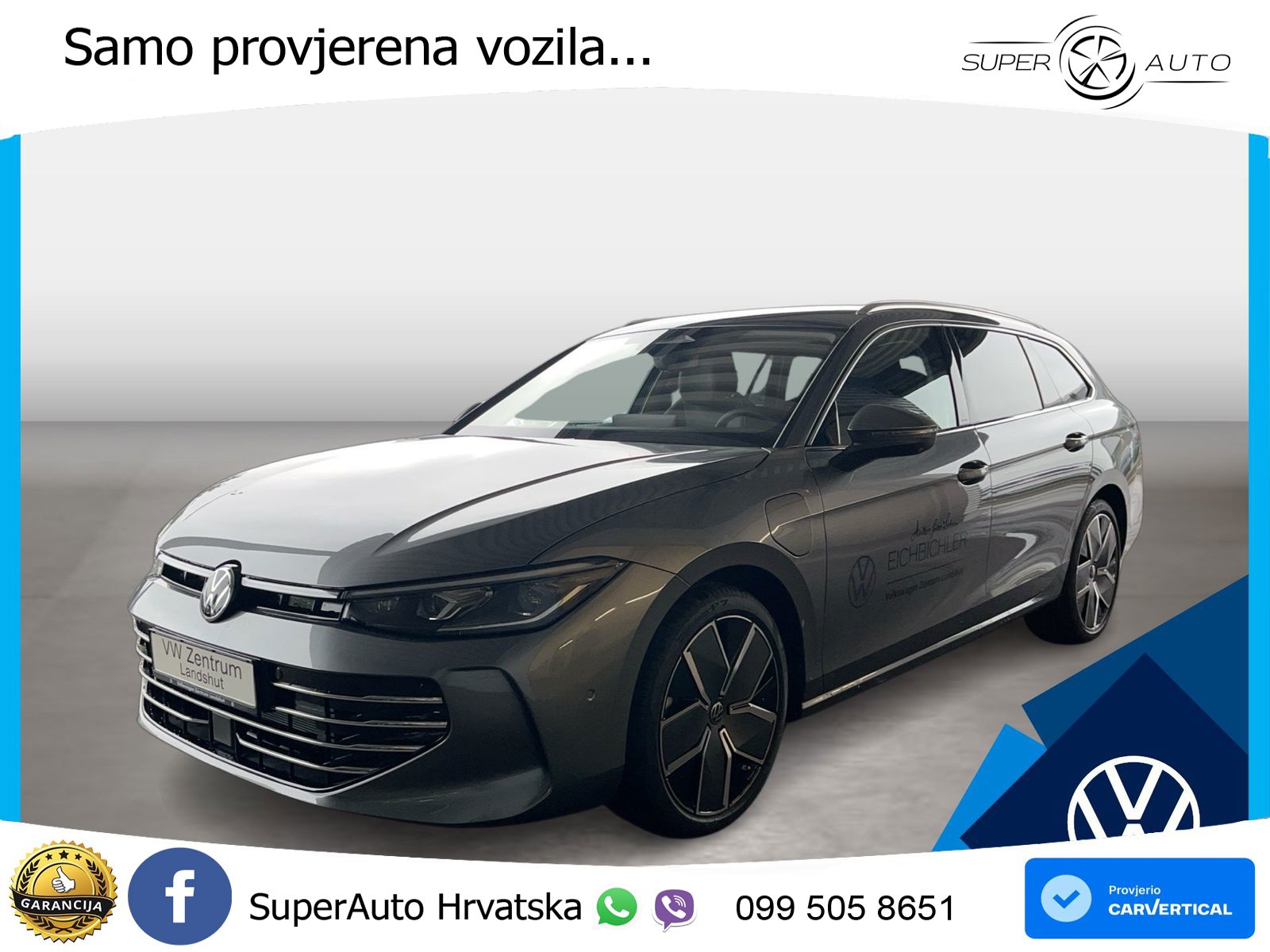 Volkswagen Passat Variant 1.5 TSI (204 KS) eHybrid DSG Elegance LED+GR SJED+ACC