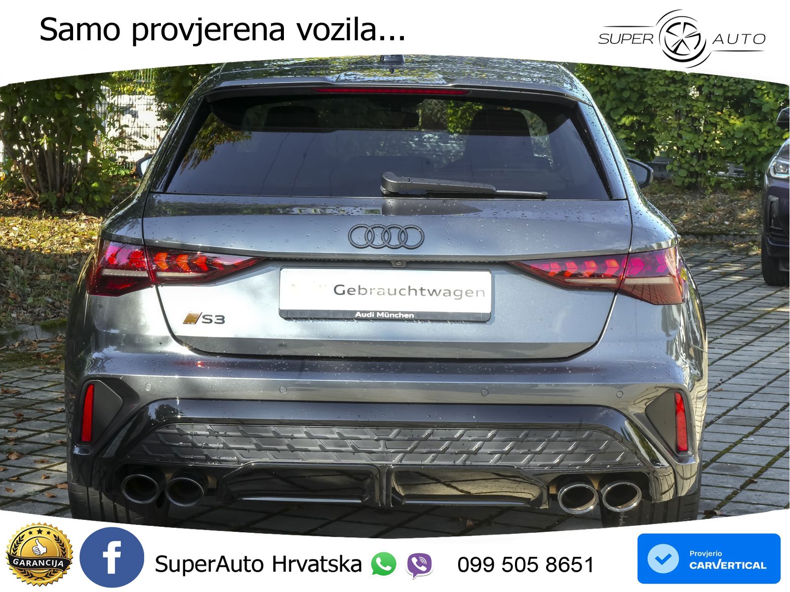 Audi S3 2.0 TFSI (333 KS) quattro S tronic MATRIX+GR SJED+KAM