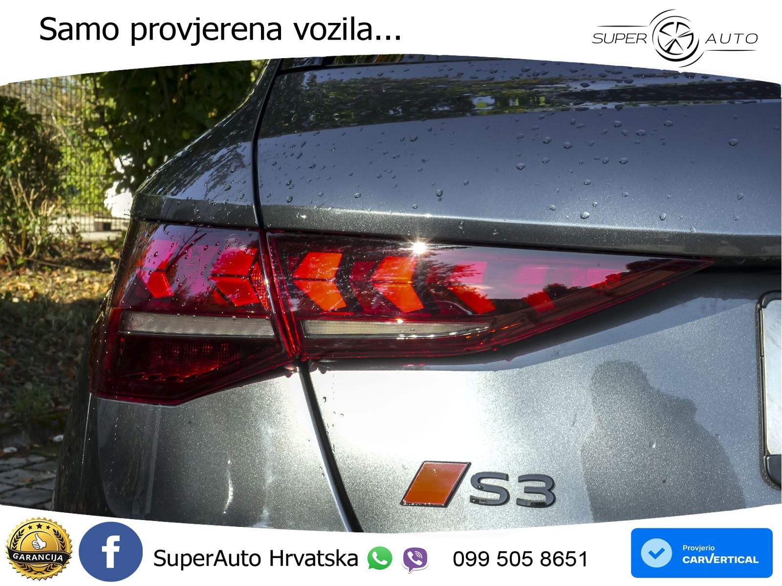 Audi S3 2.0 TFSI (333 KS) quattro S tronic MATRIX+GR SJED+KAM