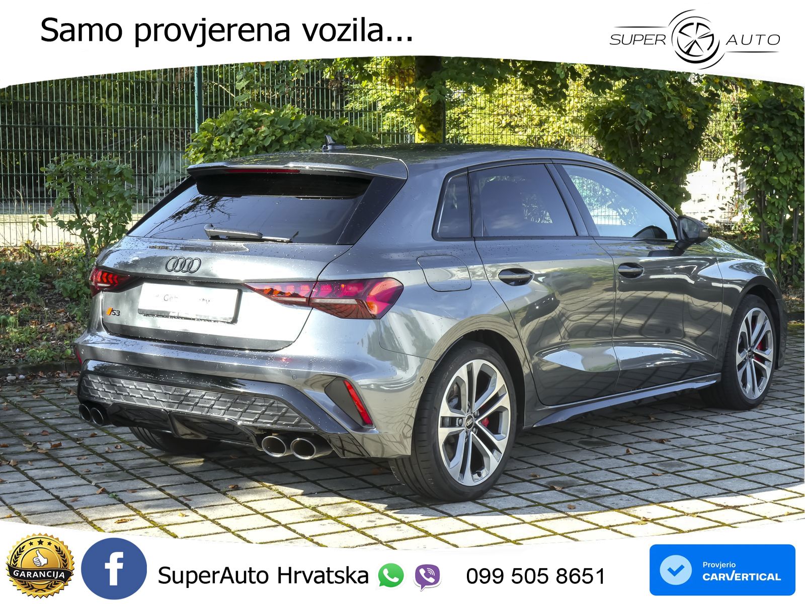 Audi S3 2.0 TFSI (333 KS) quattro S tronic MATRIX+GR SJED+KAM
