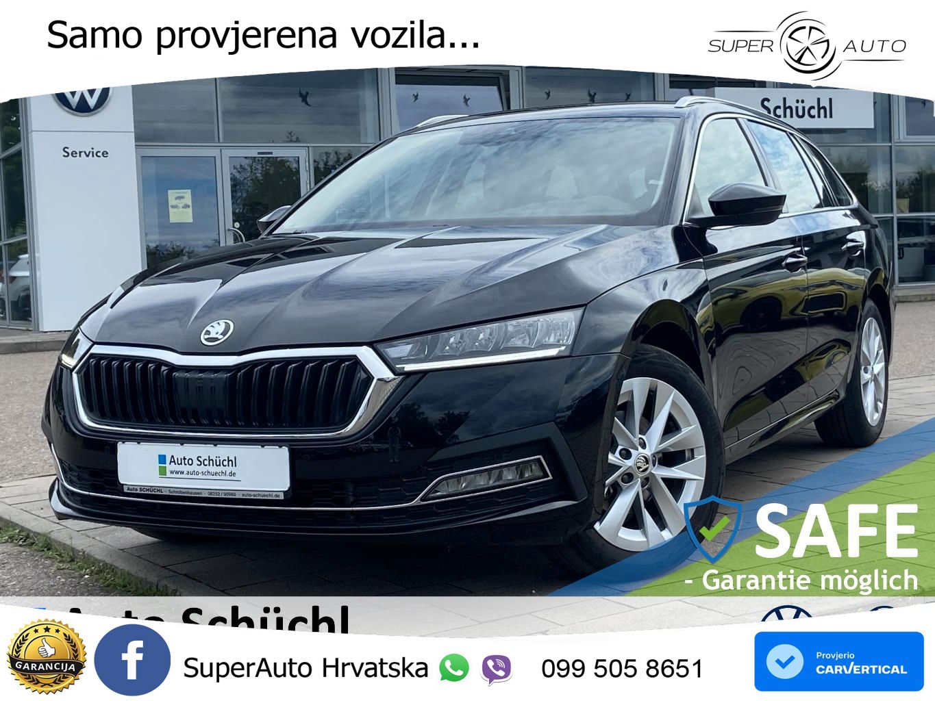 Škoda Octavia Combi 1.5 TSI EVO e-TEC (150 KS) DSG LED+GR SJED+ACC