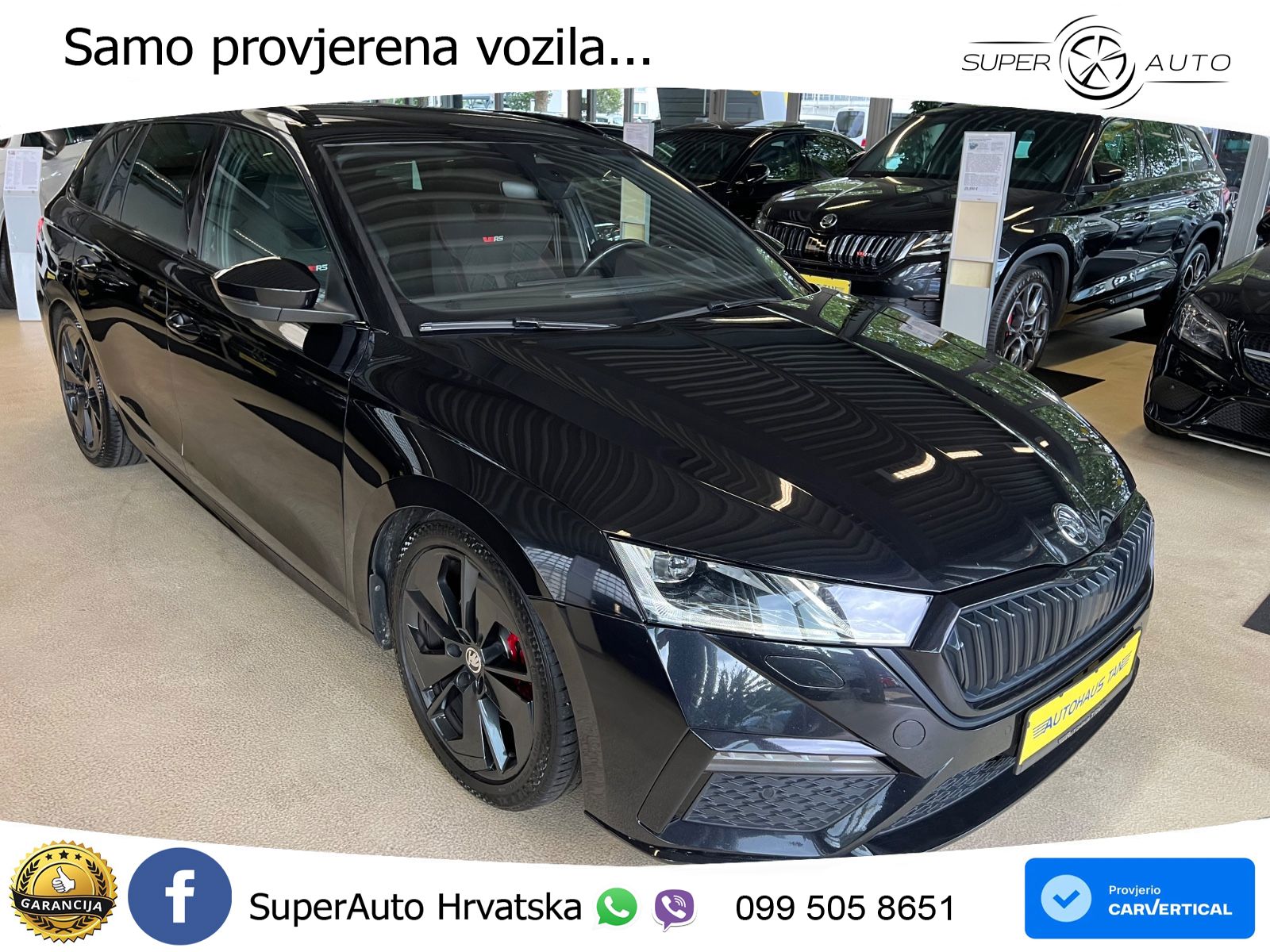Škoda Octavia Combi RS 2.0 TDI (200 KS) DSG LED+GR SJED+ACC