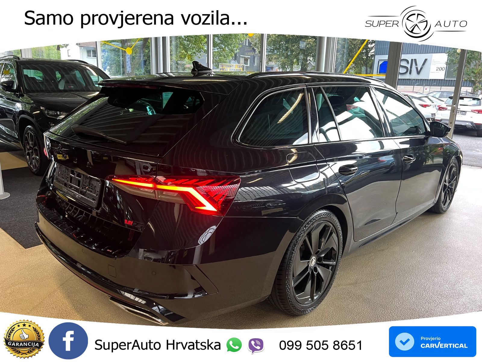 Škoda Octavia Combi RS 2.0 TDI (200 KS) DSG LED+GR SJED+ACC