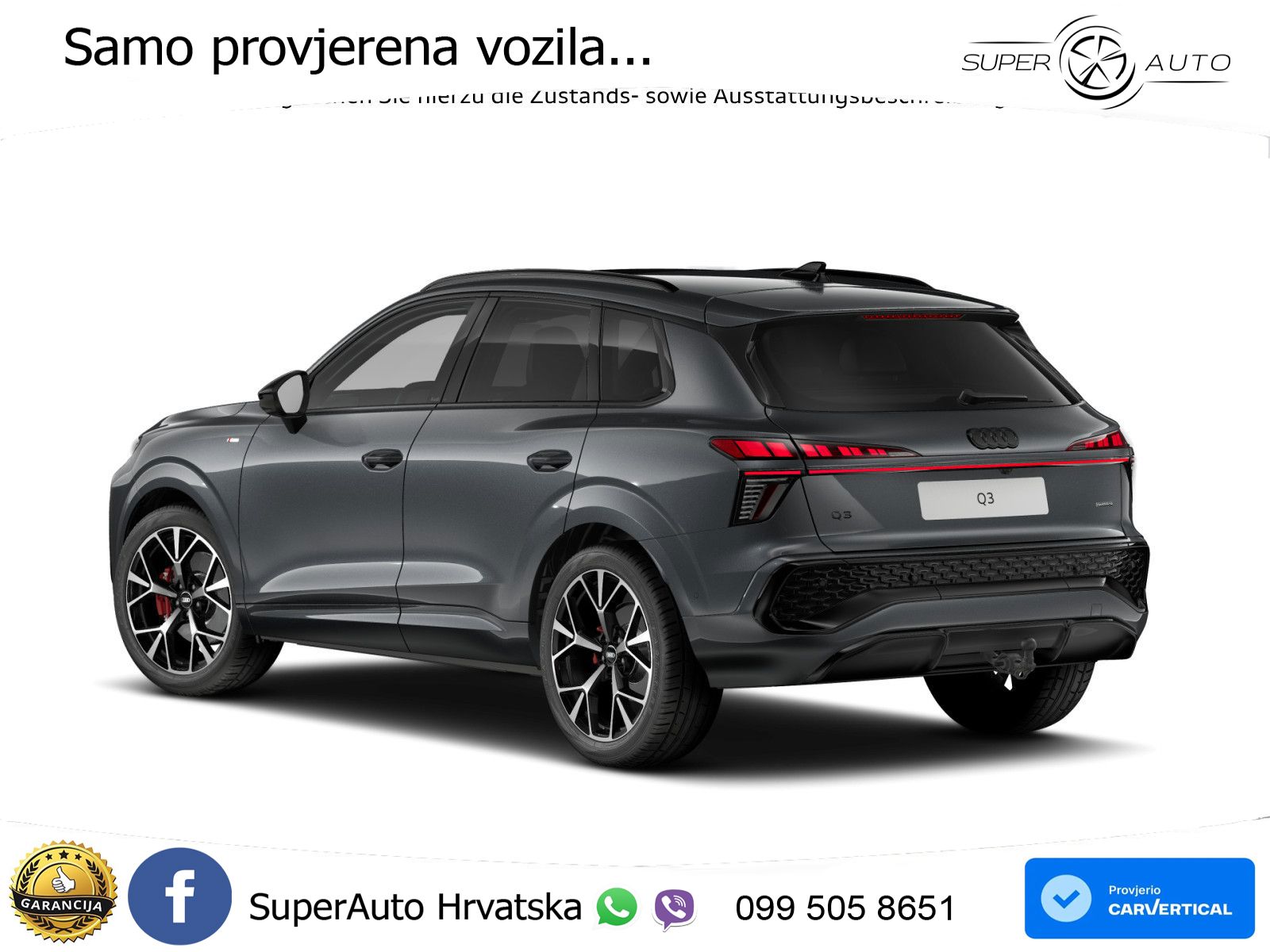 Audi Q3 2.0 TDI (150 KS) S tronic MATRIX+GR SJED+KAM