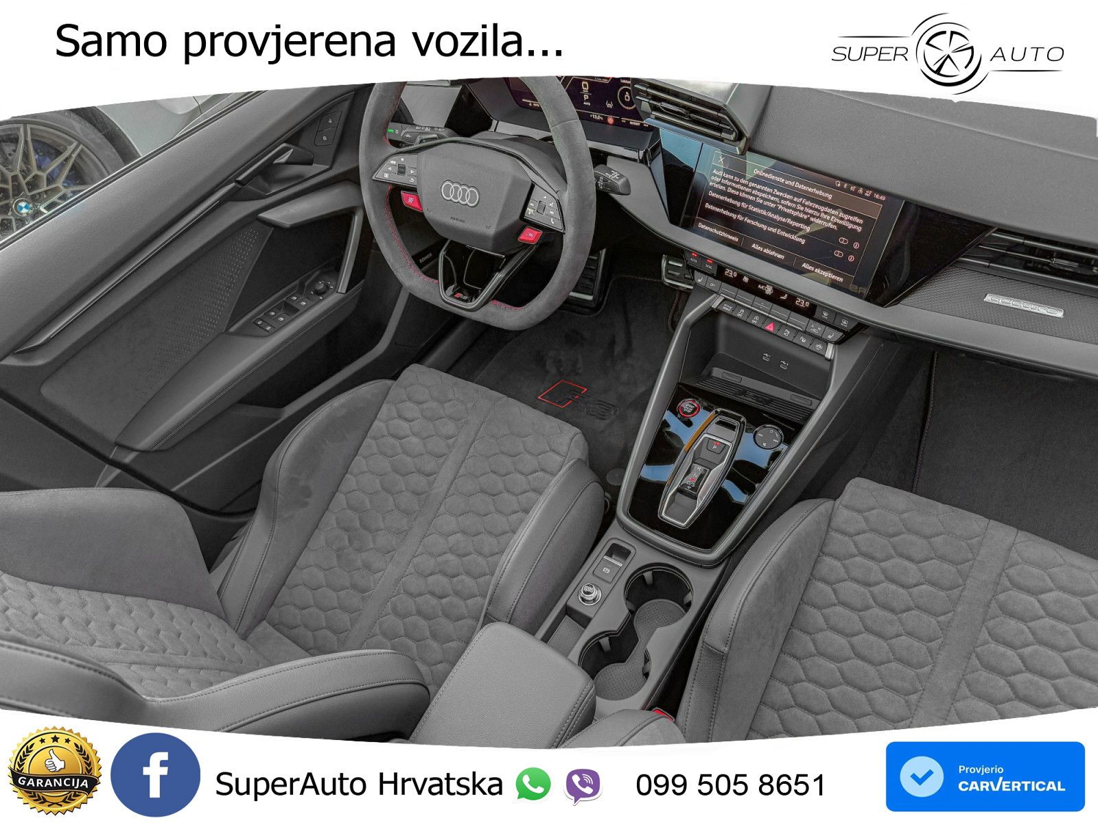 Audi RS3 Sedan 2.5 TFSI (400 KS) quattro S tronic LED+GR SJED+ACC
