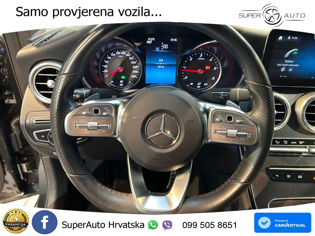 Mercedes GLC Coupe 220d (194 KS) 4MATIC G-TRONIC AMG LED+GR SJED+ACC