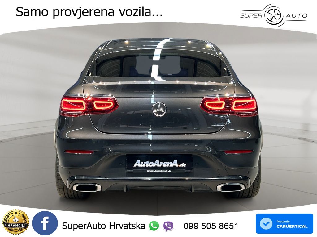 Mercedes GLC Coupe 220d (194 KS) 4MATIC G-TRONIC AMG LED+GR SJED+ACC