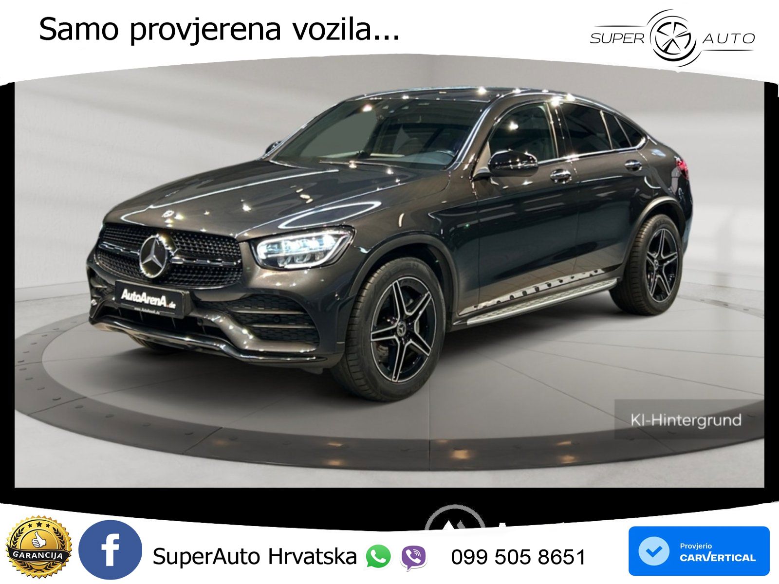 Mercedes GLC Coupe 220d (194 KS) 4MATIC G-TRONIC AMG LED+GR SJED+ACC