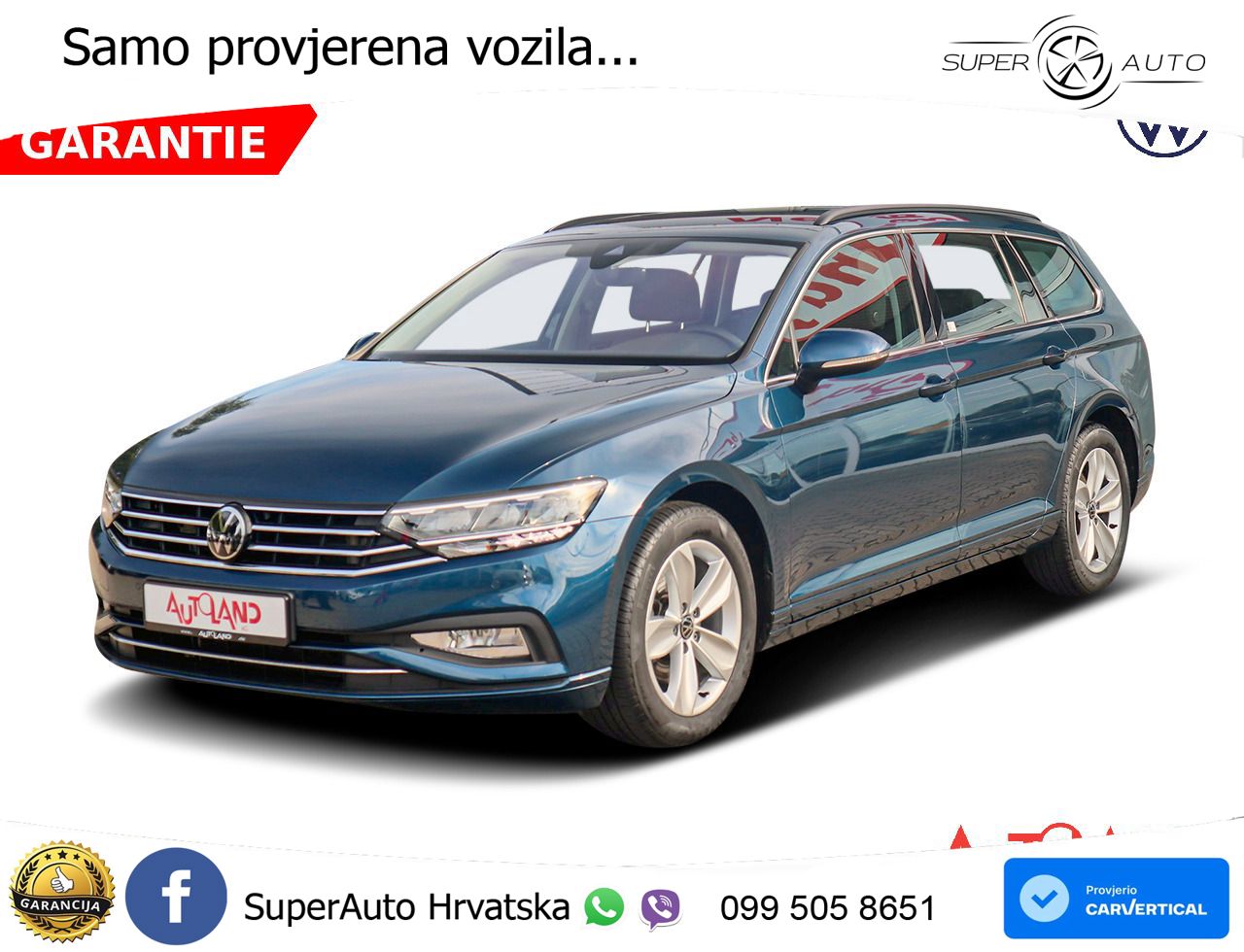 Volkswagen Passat Variant 2.0 TSI (190 KS) DSG Business LED+GR SJED+ACC