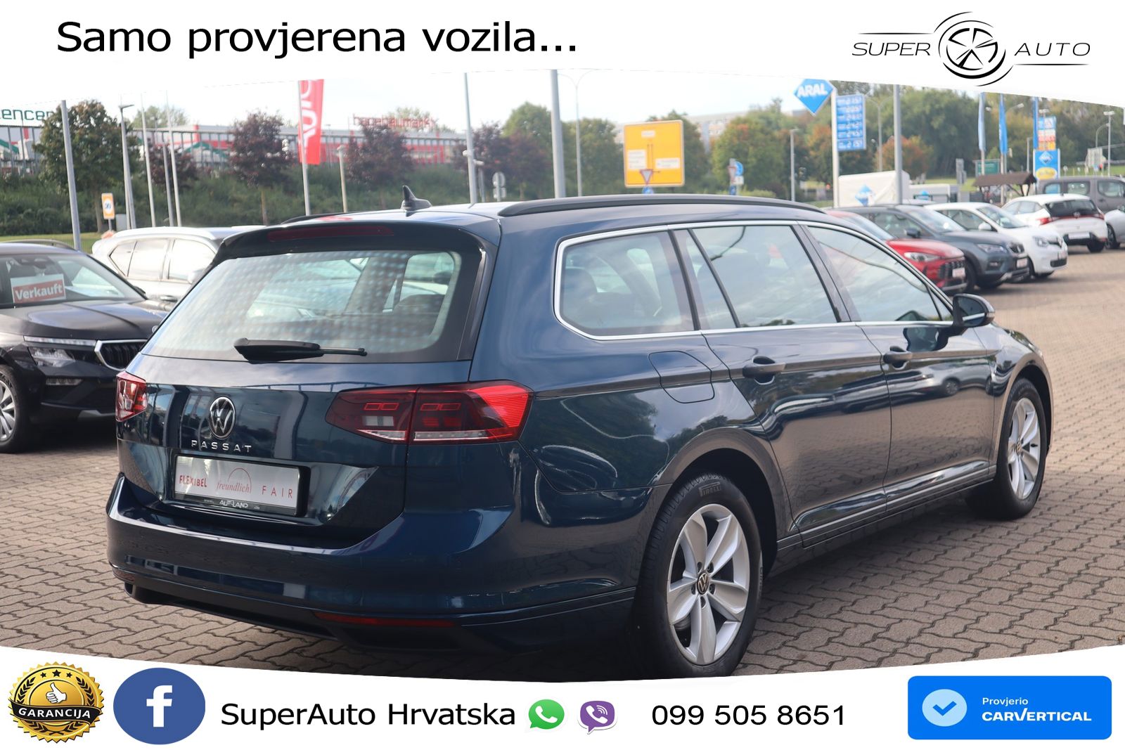 Volkswagen Passat Variant 2.0 TSI (190 KS) DSG Business LED+GR SJED+ACC