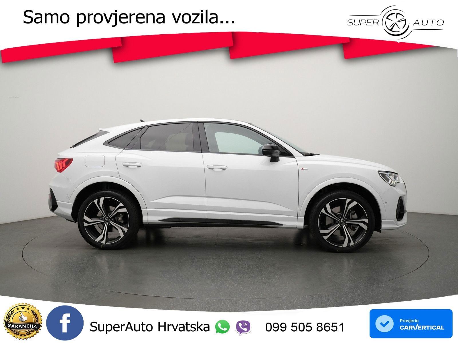 Audi Q3 Sportback 45 TFSIe (245 KS) S tronic S line MATRIX+GR SJED+KAM