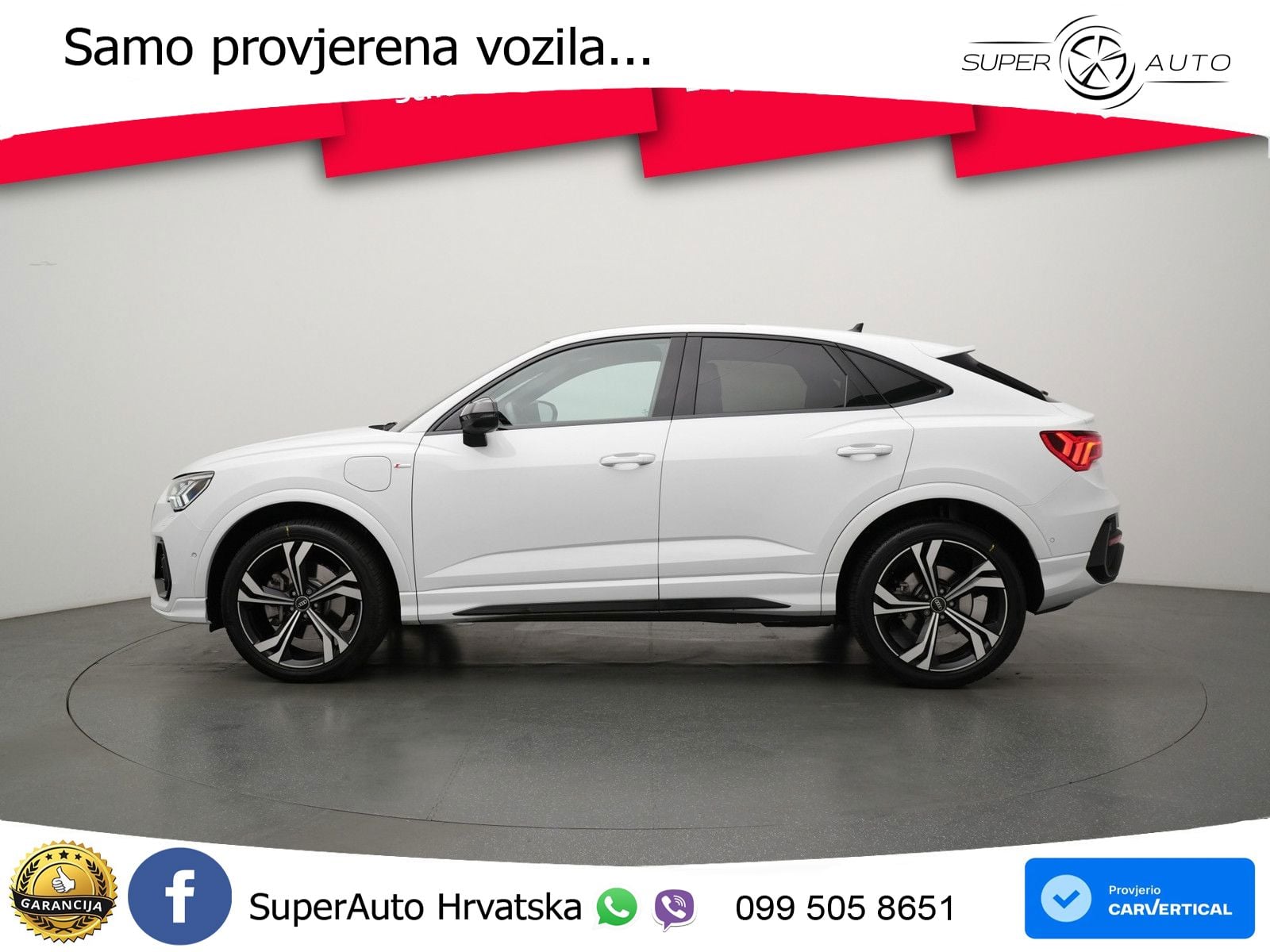 Audi Q3 Sportback 45 TFSIe (245 KS) S tronic S line MATRIX+GR SJED+KAM
