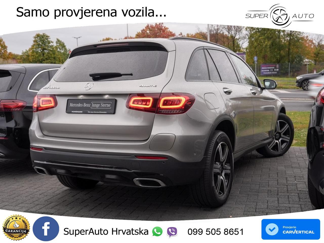 Mercedes GLC 300de (306 KS) 4MATIC 9G-TRONIC Night paket ACC+GR SJED+360+PANO