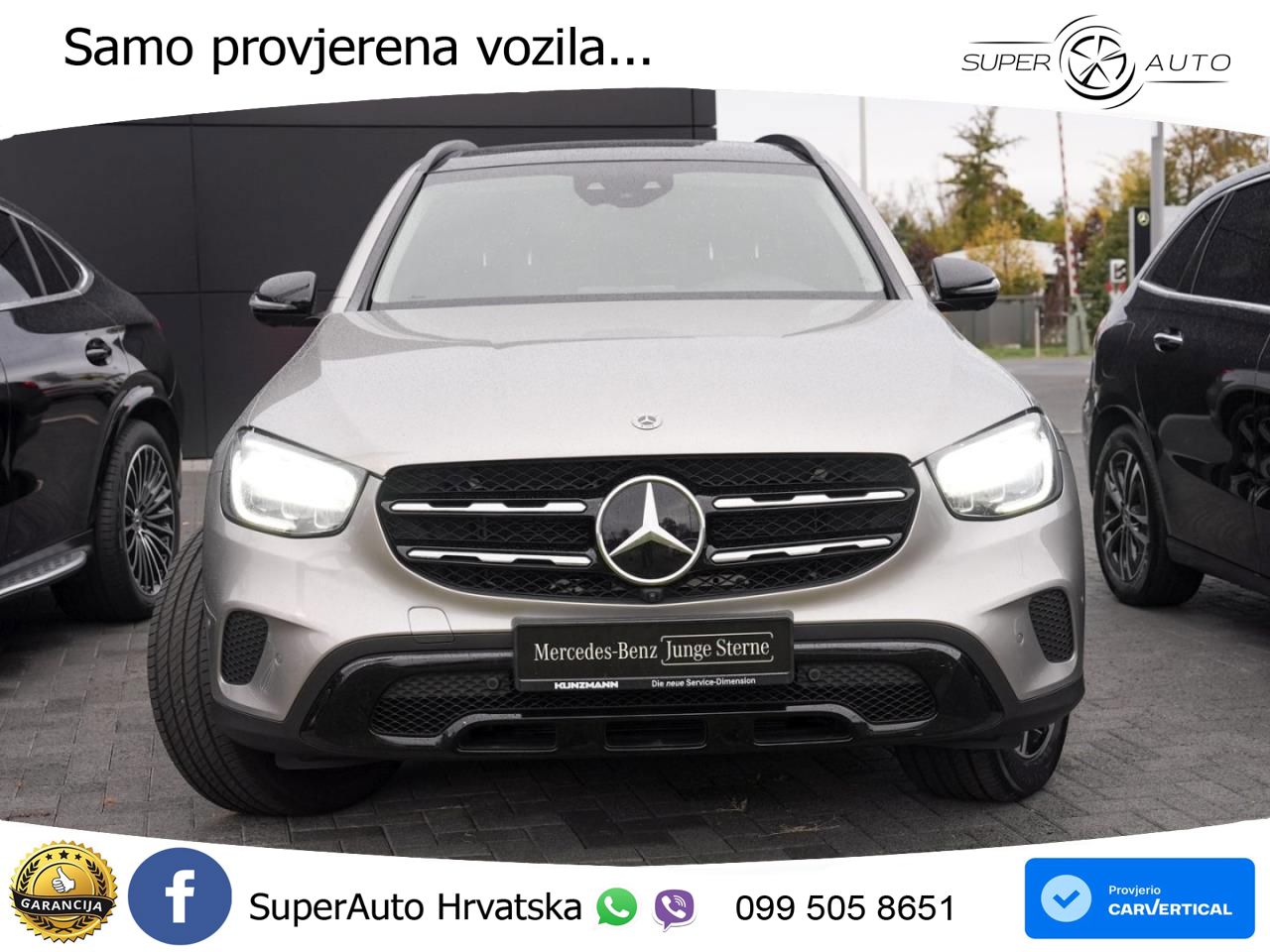 Mercedes GLC 300de (306 KS) 4MATIC 9G-TRONIC Night paket ACC+GR SJED+360+PANO