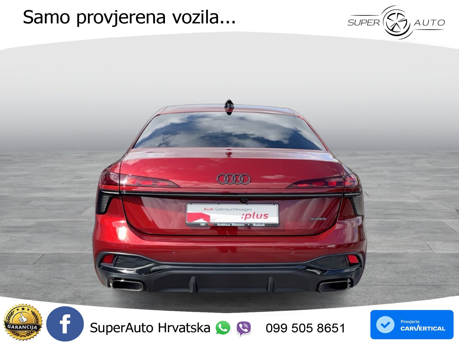 Audi A6 3.0 TFSI V6 (367 KS) quattro S tronic 2x S line LED+GR SJED+ACC