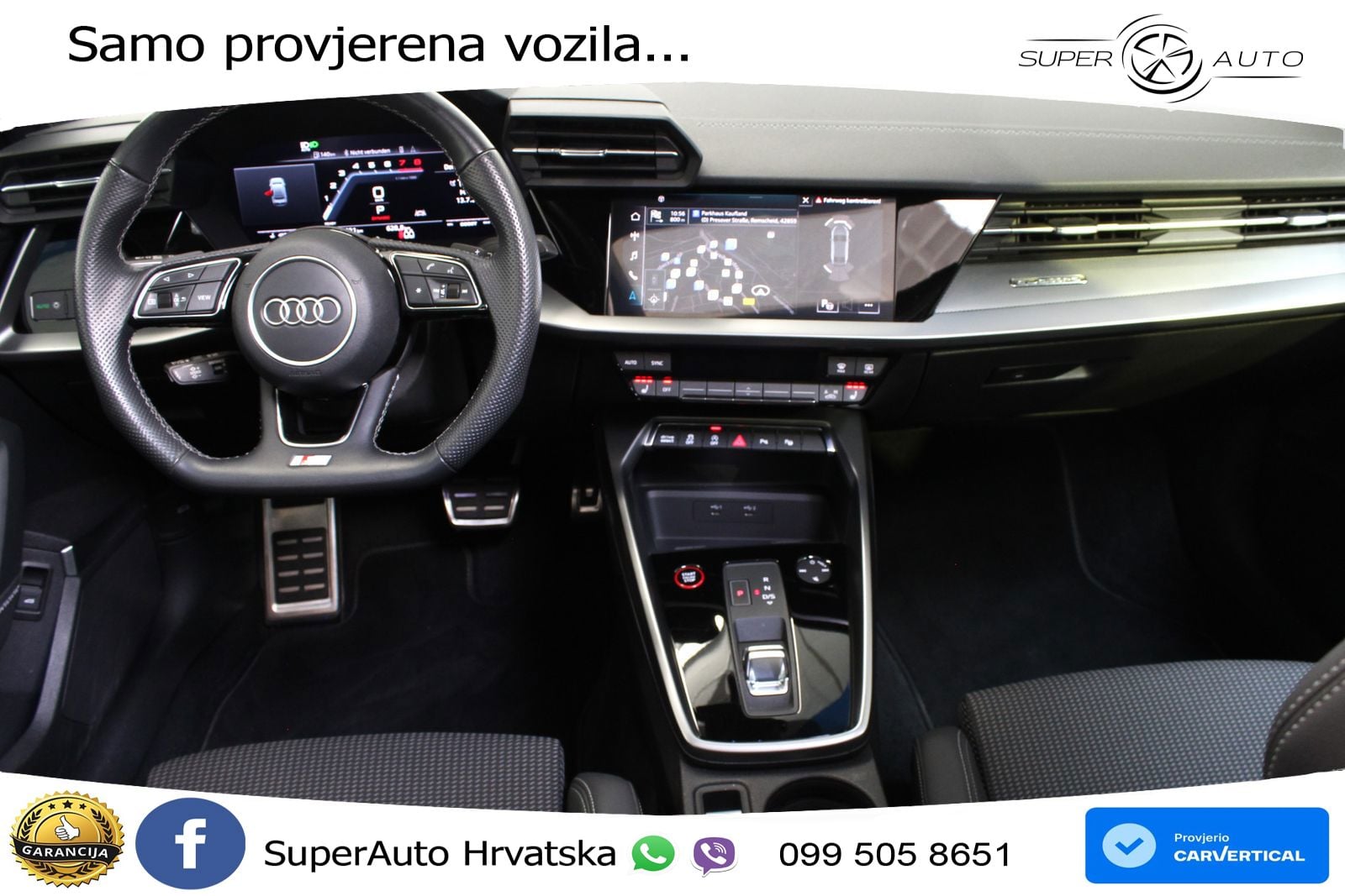 Audi S3 Limuzina 2.0 TFSI (310 KS) quattro S tronic LED+GR SJED+ACC