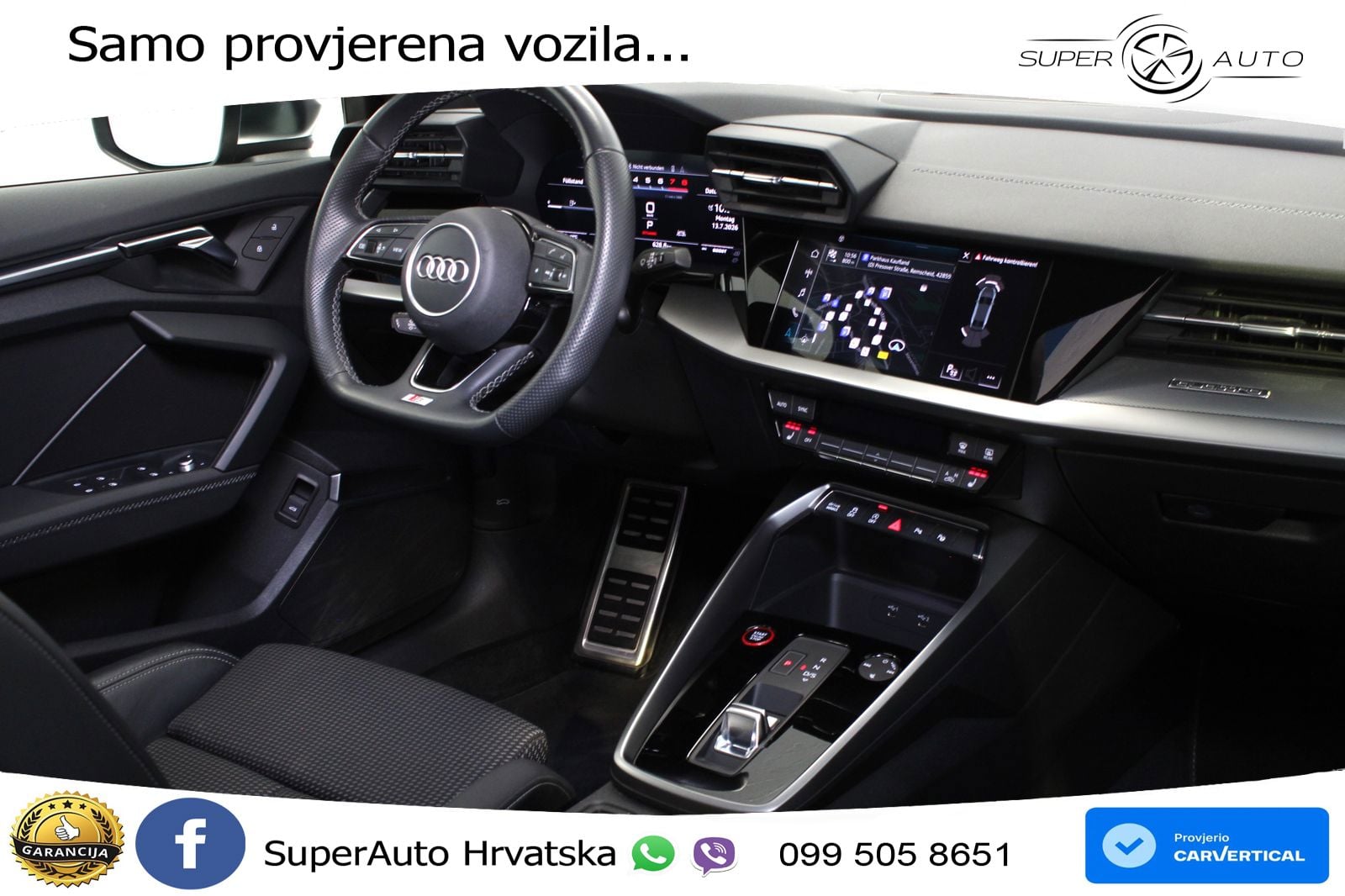 Audi S3 Limuzina 2.0 TFSI (310 KS) quattro S tronic LED+GR SJED+ACC