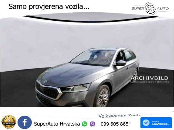 Škoda Octavia Combi 2.0 TDI (150 KS) DSG LED+GR SJED+ACC