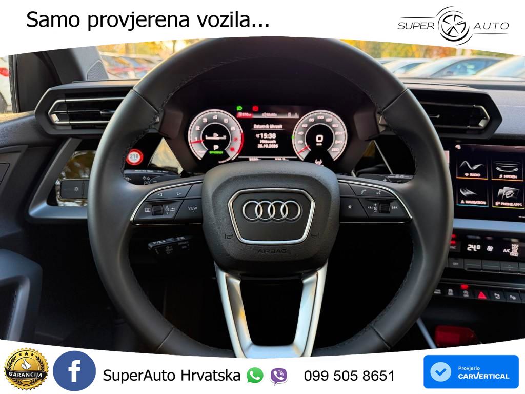 Audi A3 30 TFSI (116 KS)  S tronic S line LED+GR SJED+ACC