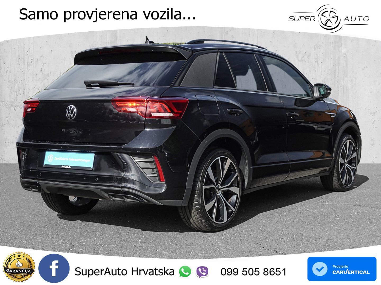 Volkswagen T-Roc 2.0 TDI (150 KS) DSG R-Line LED+GR SJED+ACC