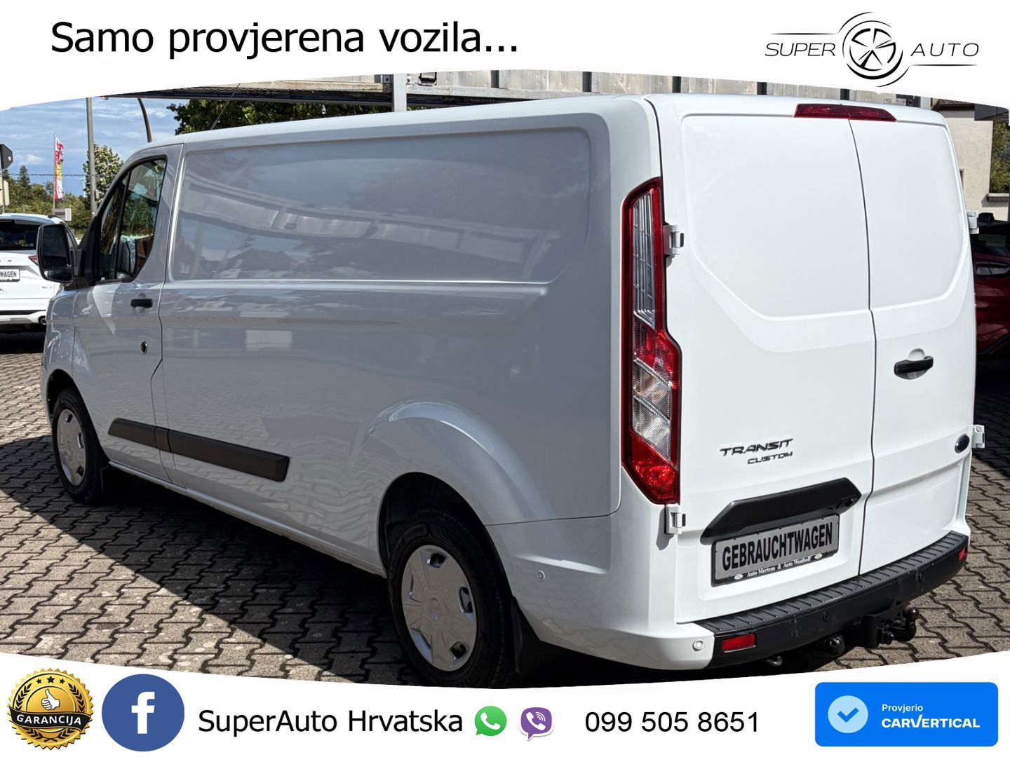 Ford Transit Custom Kasten Trend 300 L2 AHK Kamera PD 105 KS