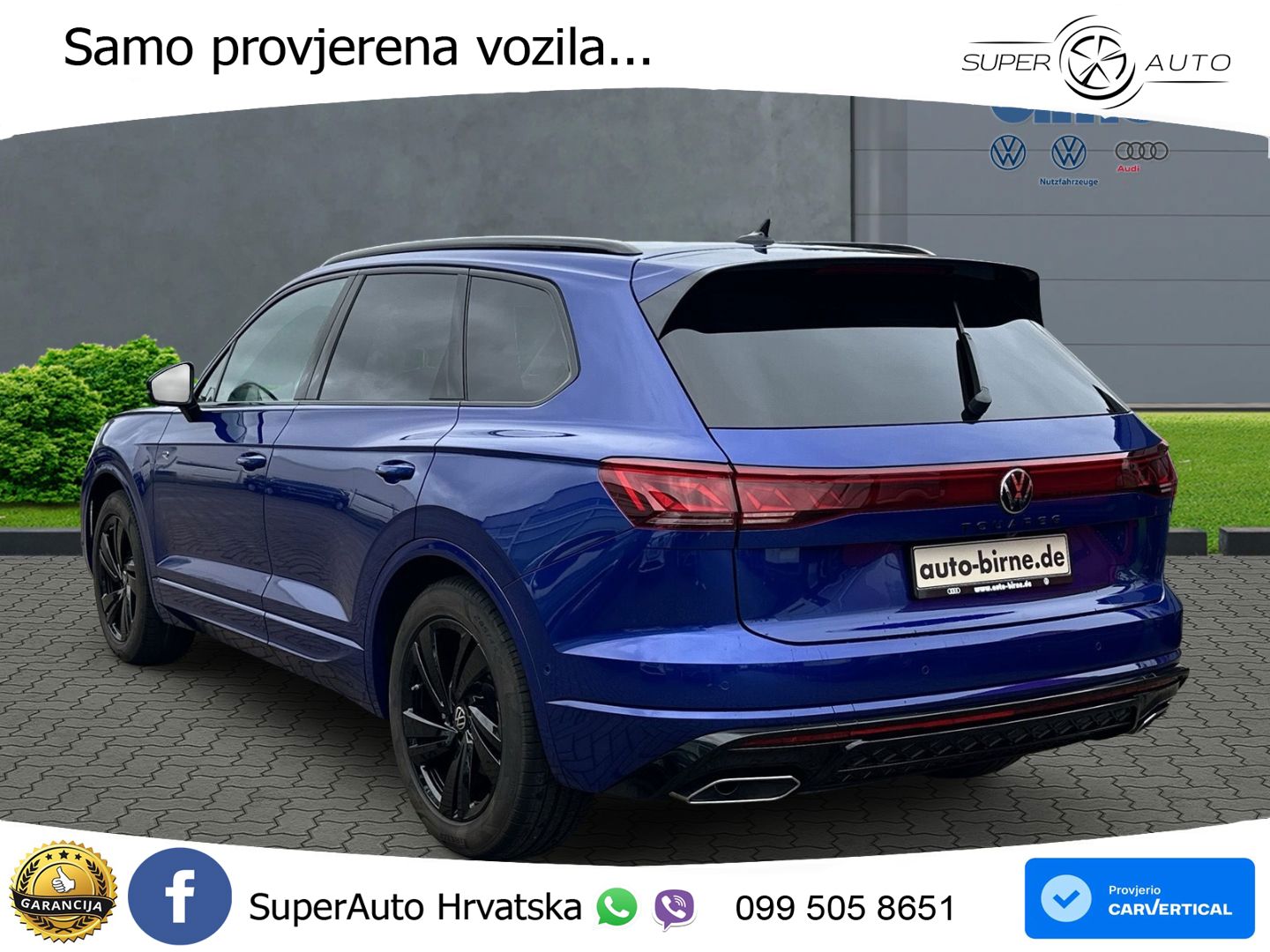 Volkswagen Touareg 3.0 V6 TDI (286 KS) 4MOTION Tiptronic R-Line ZRAČNI+ACC+GR SJED+KAM+PANO