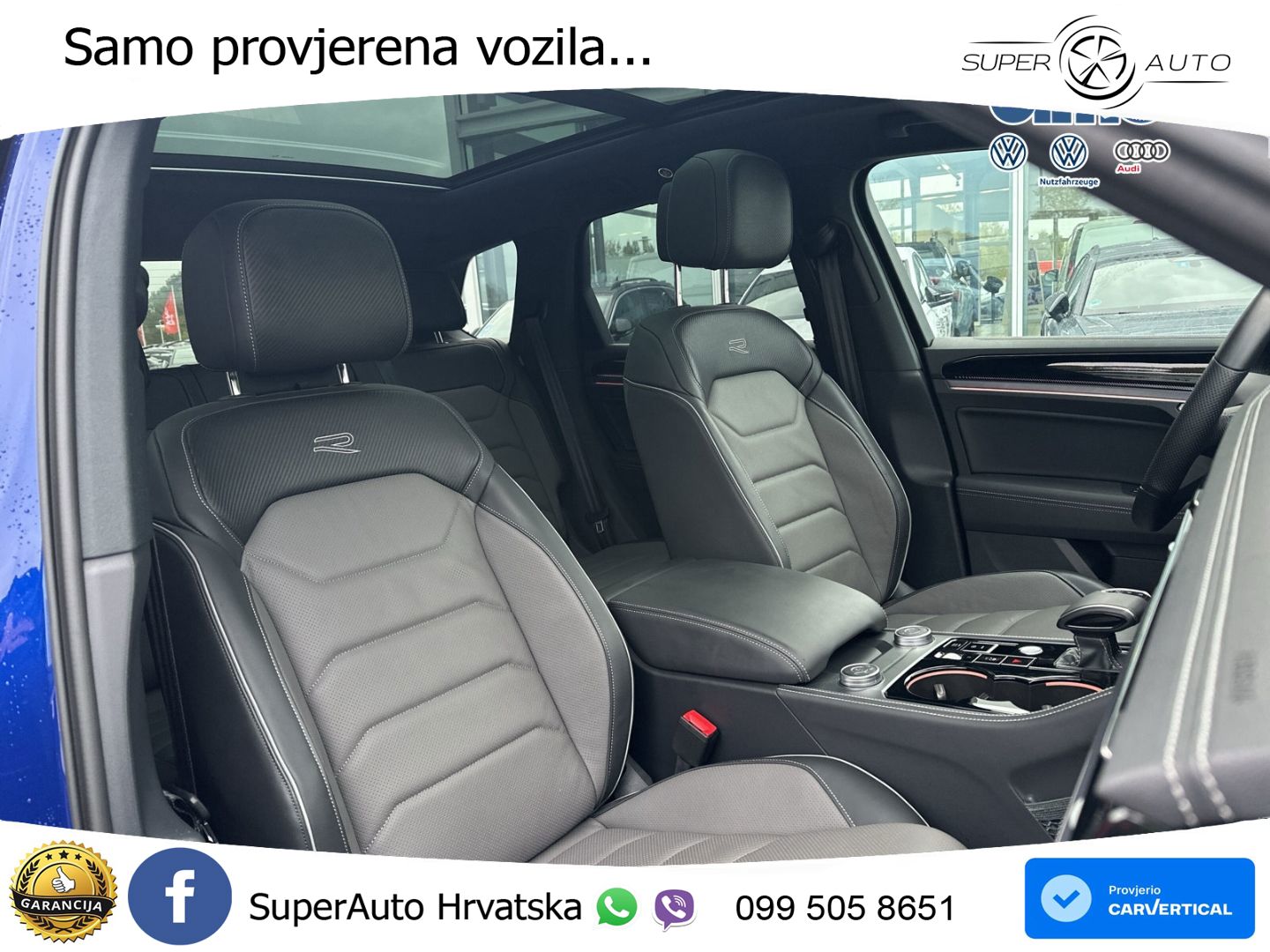 Volkswagen Touareg 3.0 V6 TDI (286 KS) 4MOTION Tiptronic R-Line ZRAČNI+ACC+GR SJED+KAM+PANO