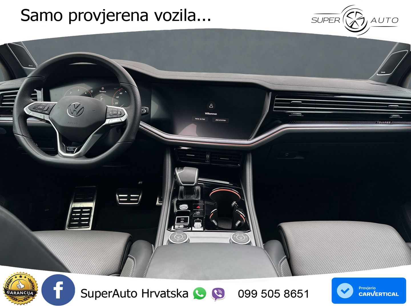 Volkswagen Touareg 3.0 V6 TDI (286 KS) 4MOTION Tiptronic R-Line ZRAČNI+ACC+GR SJED+KAM+PANO