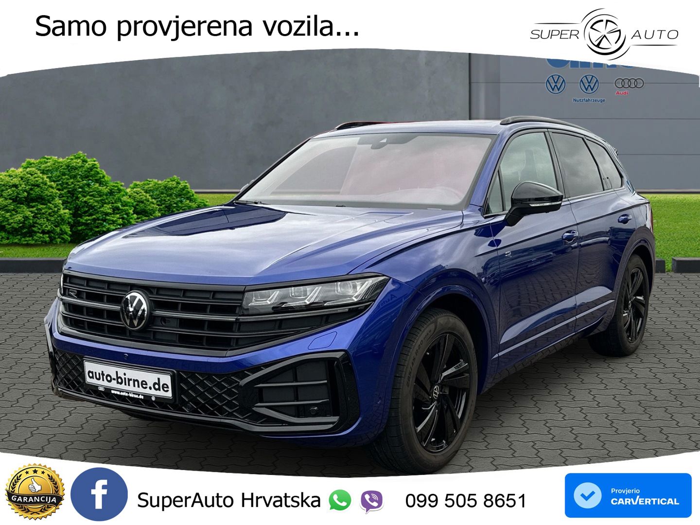 Volkswagen Touareg 3.0 V6 TDI (286 KS) 4MOTION Tiptronic R-Line ZRAČNI+ACC+GR SJED+KAM+PANO