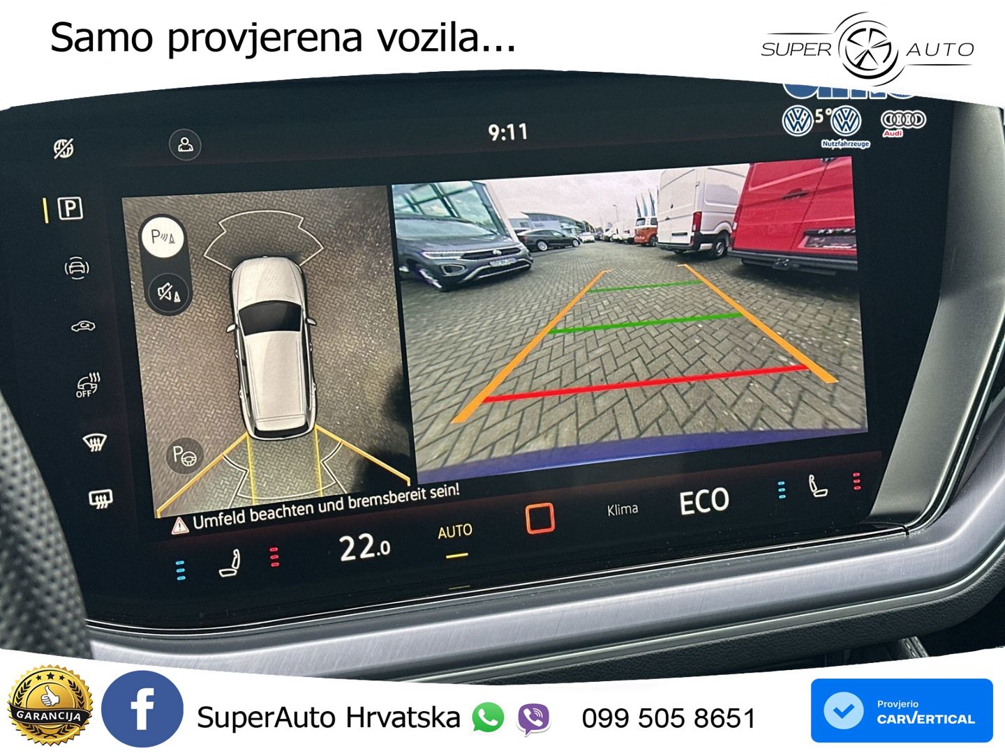 Volkswagen Touareg 3.0 V6 TDI (286 KS) 4MOTION Tiptronic R-Line ZRAČNI+ACC+GR SJED+KAM+PANO