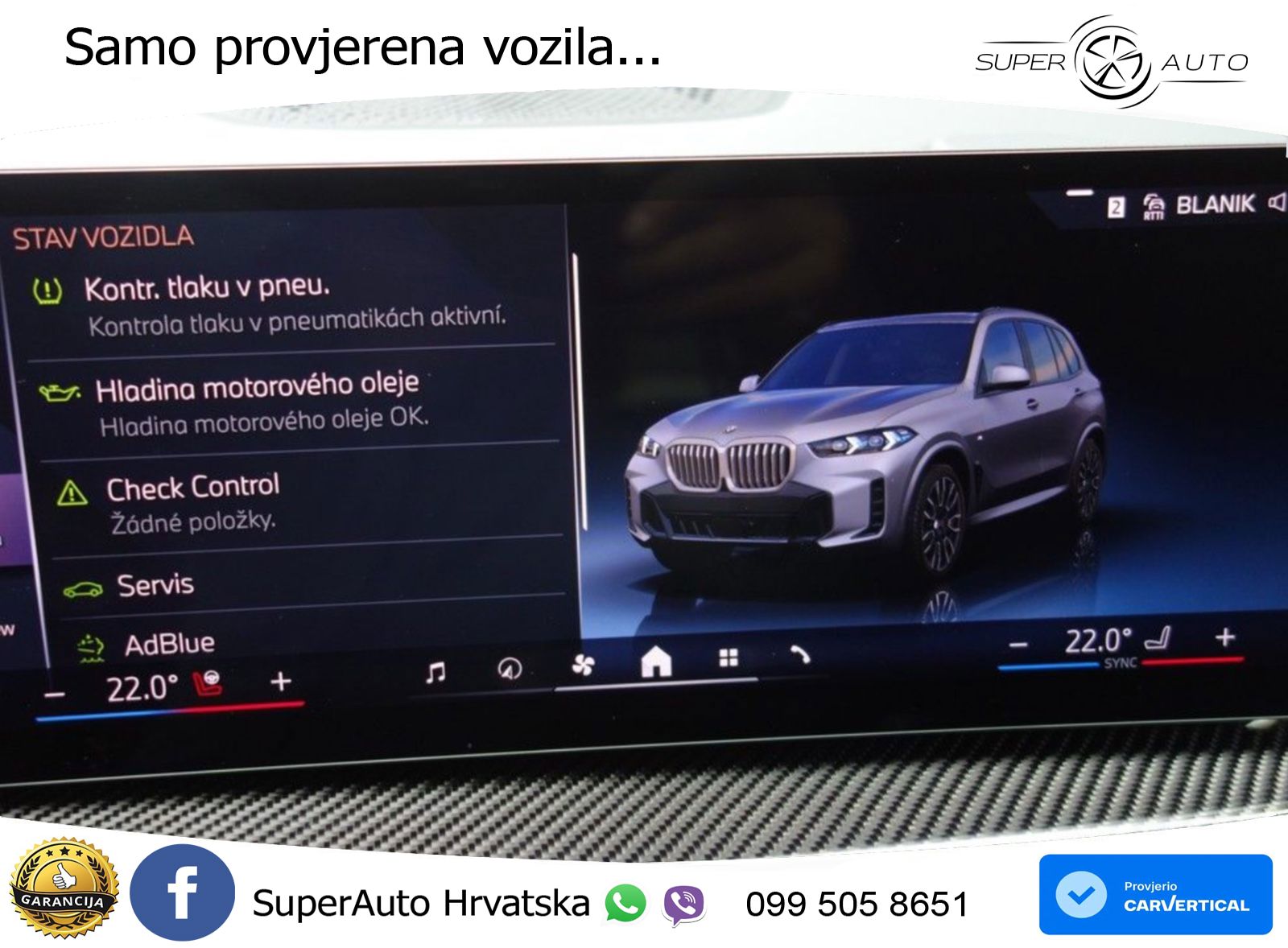 BMW X5 40d (352 KS) xDrive Steptronic M Sport ZRAČNI+ACC+4xGR SJED+KAM