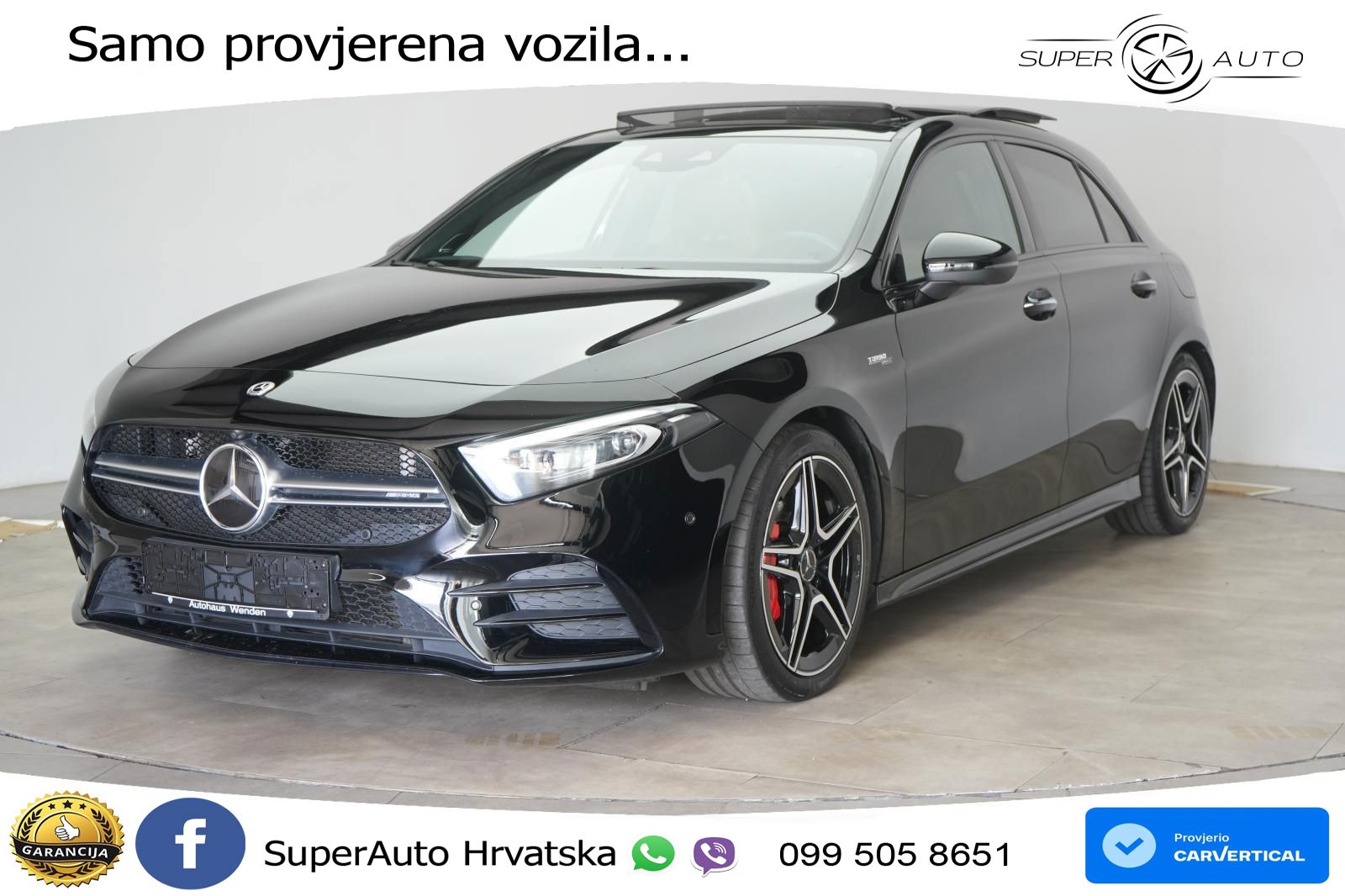 Mercedes-Benz AMG A 35 4MATIC AMG SPEEDSHIFT DCT ACC+HEAD+GR SJED+360+PANO