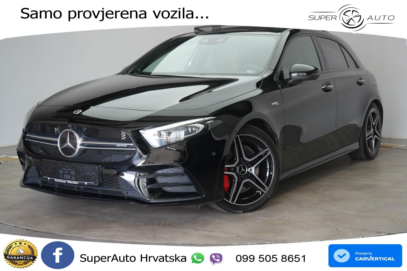 Mercedes-Benz AMG A 35 4MATIC AMG SPEEDSHIFT DCT ACC+HEAD+GR SJED+360+PANO