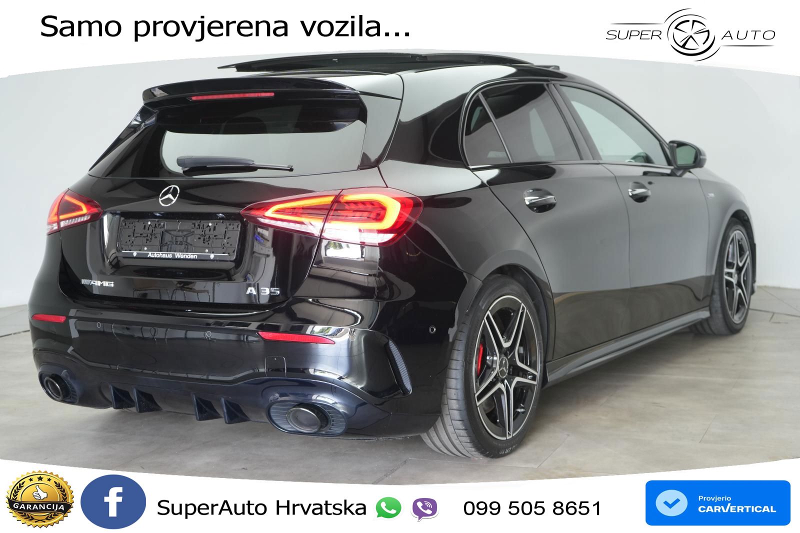 Mercedes-Benz AMG A 35 4MATIC AMG SPEEDSHIFT DCT ACC+HEAD+GR SJED+360+PANO