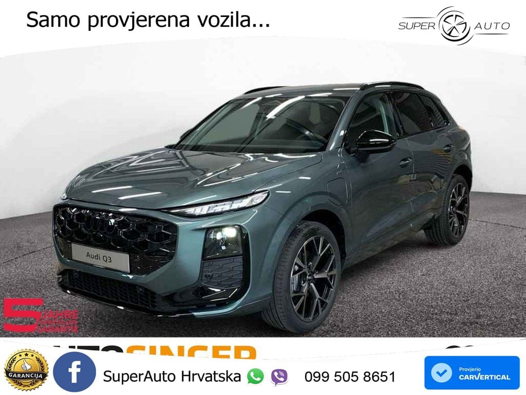 Audi Q3 1.5 TFSIe (272 KS) S tronic S line LED+GR SJED+ACC