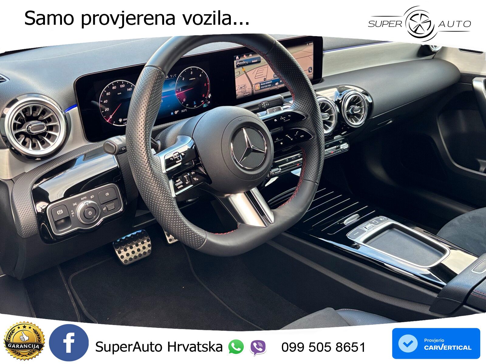 Mercedes-Benz A 200d 8G-DCT AMG LED+GR SJED+ACC