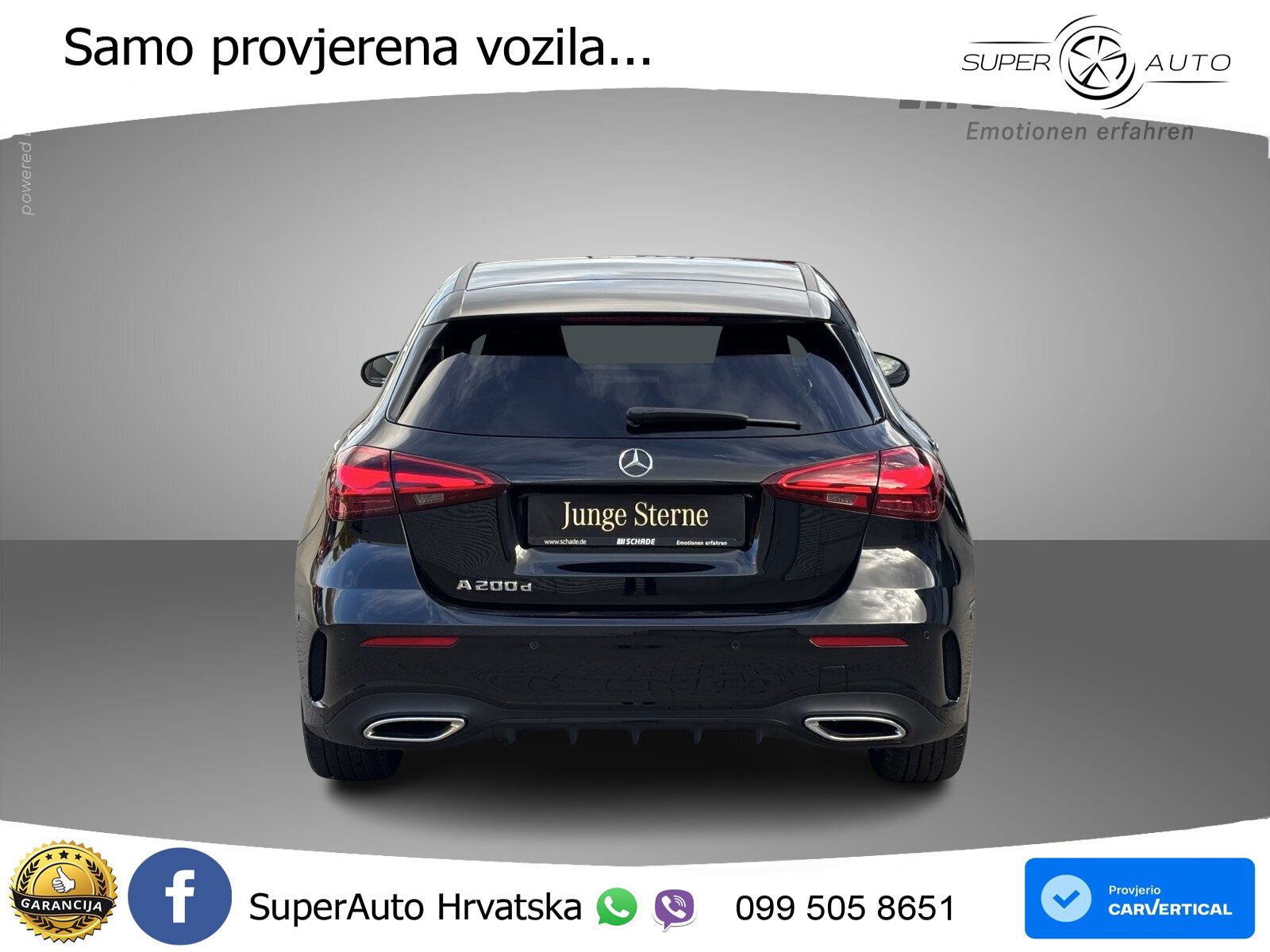 Mercedes-Benz A 200d 8G-DCT AMG LED+GR SJED+ACC