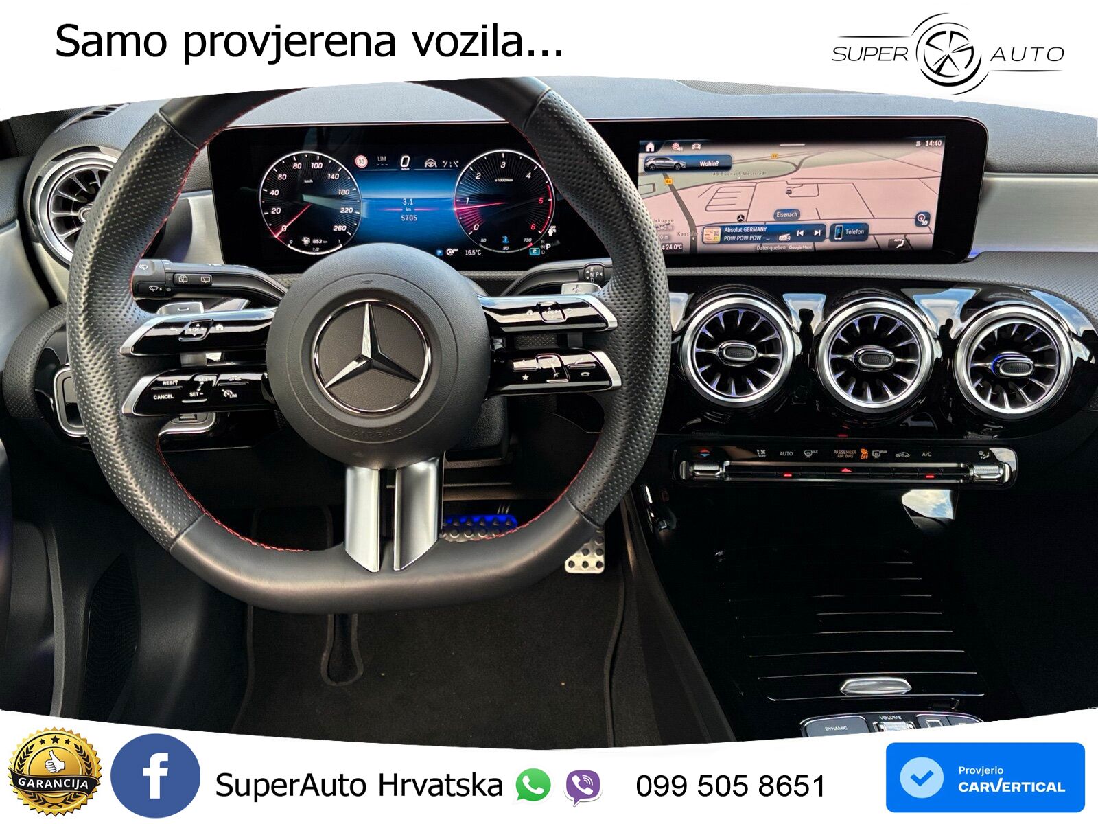 Mercedes-Benz A 200d 8G-DCT AMG LED+GR SJED+ACC