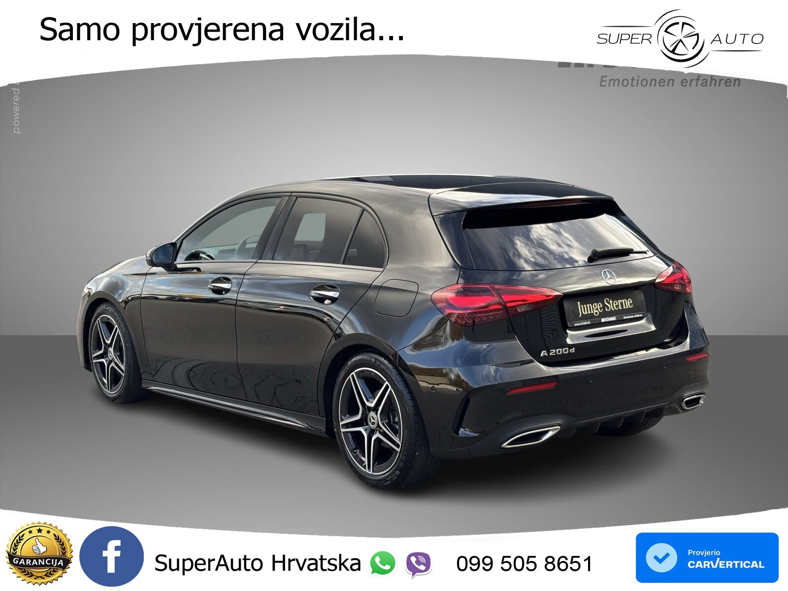 Mercedes-Benz A 200d 8G-DCT AMG LED+GR SJED+ACC