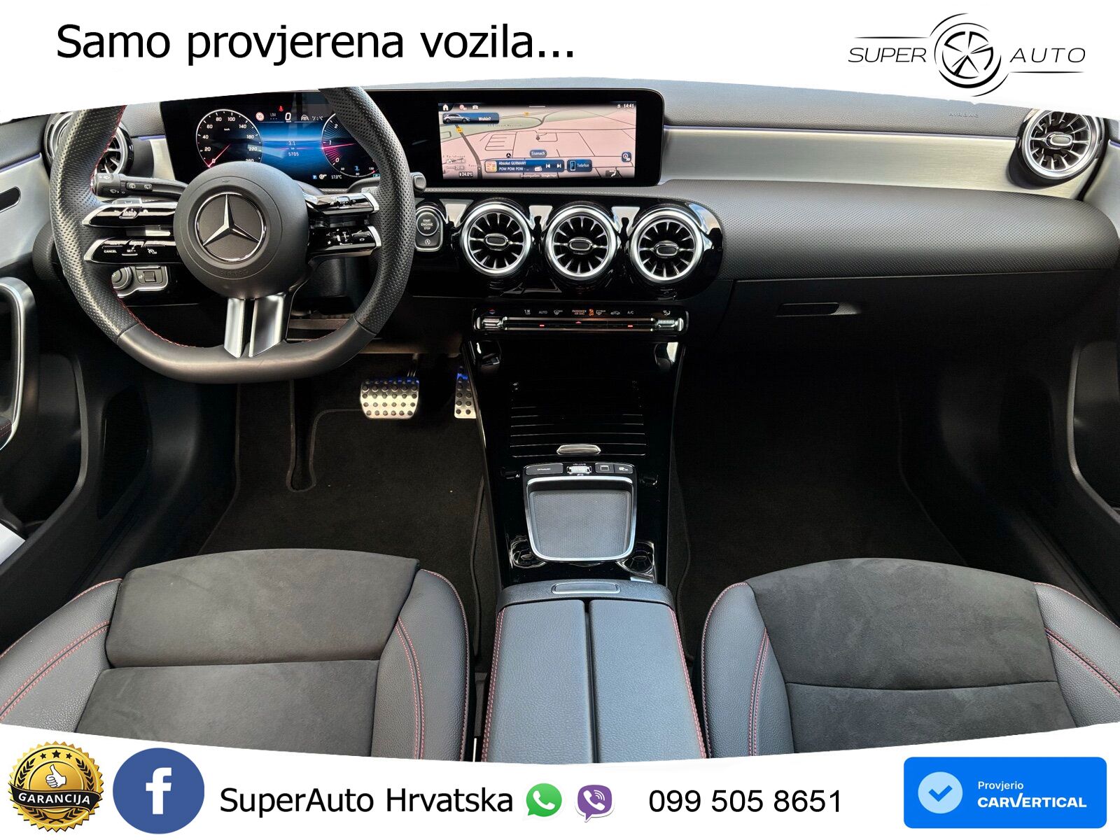 Mercedes-Benz A 200d 8G-DCT AMG LED+GR SJED+ACC
