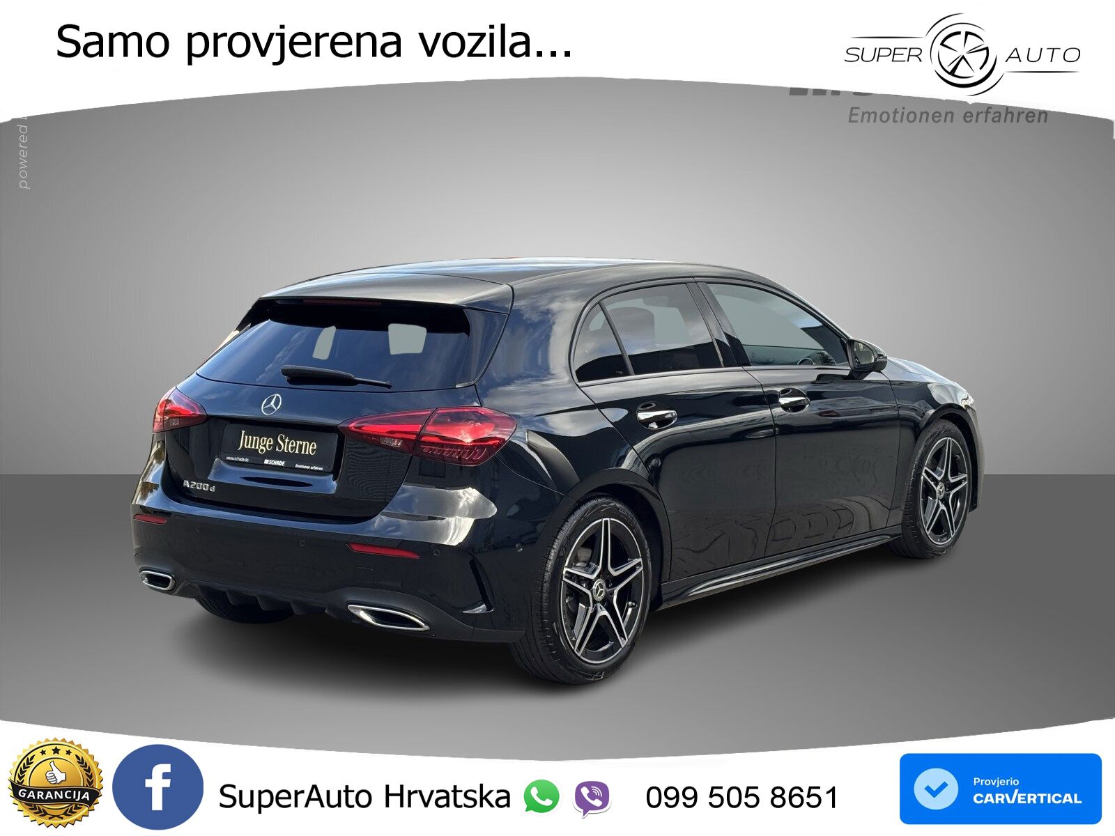 Mercedes-Benz A 200d 8G-DCT AMG LED+GR SJED+ACC